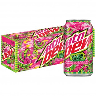 Mtn Dew, Major Melon, 12oz Cans (12 Pack)